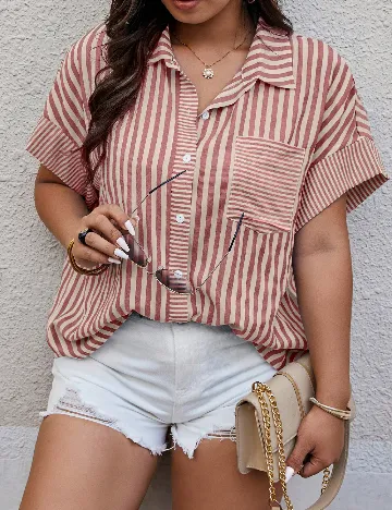 Camasa SHEIN CURVE, roz