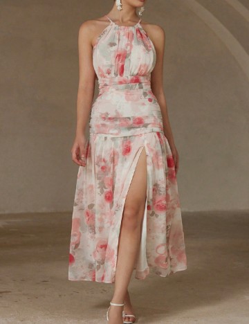 Rochie medie Aveloria, floral print
