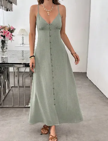 Rochie lunga SHEIN, verde