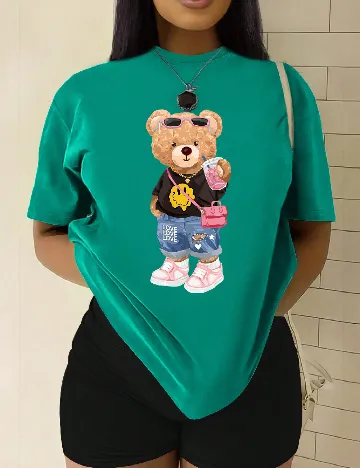 Tricou SHEIN, verde
