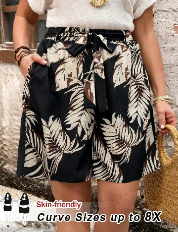 Pantaloni scurti SHEIN CURVE, mix culori