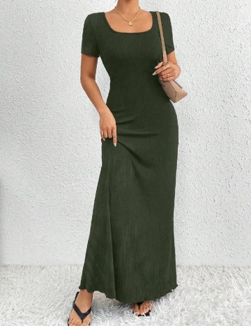 Rochie lunga SHEIN, verde