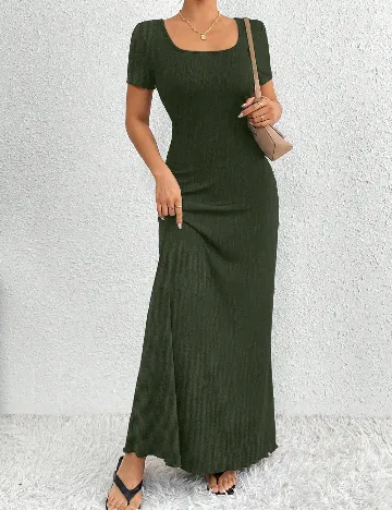 Rochie lunga SHEIN, verde