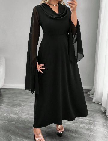 Rochie lunga SHEIN CURVE, negru