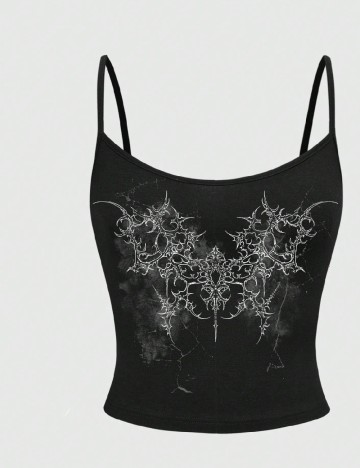 Top Romwe, negru