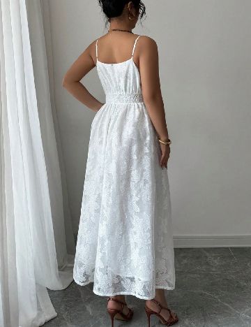 Rochie medie SHEIN CURVE, alb