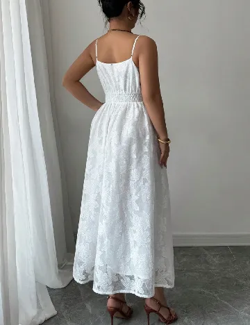 Rochie medie SHEIN CURVE, alb