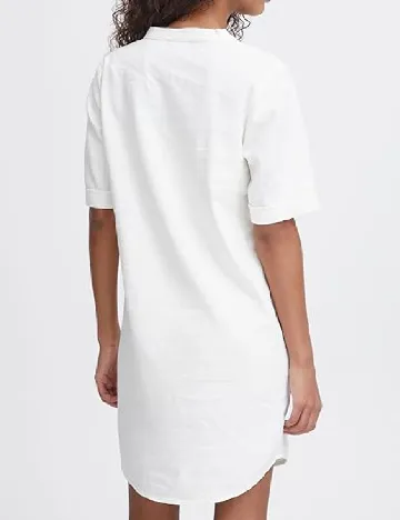 Rochie scurta Ichi, ecru