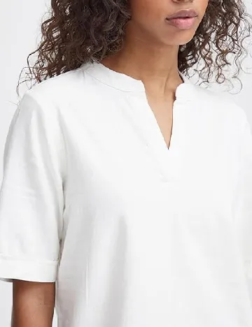 Rochie scurta Ichi, ecru