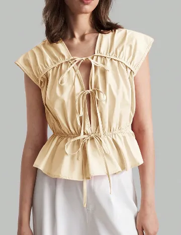 Top SHEIN, crem
