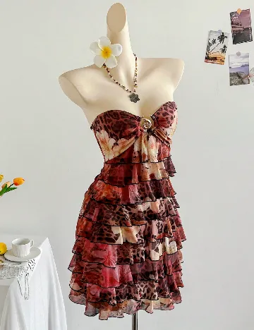 Rochie scurta SHEIN, mix culori
