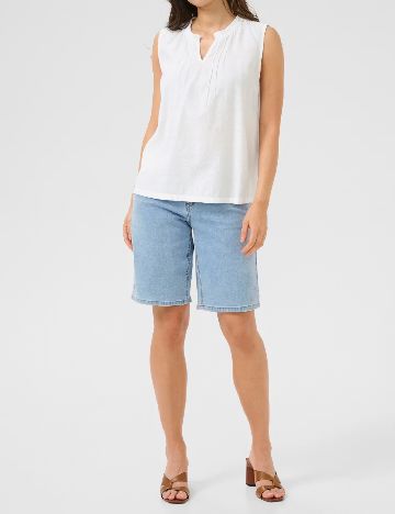 Bluza Cream, alb