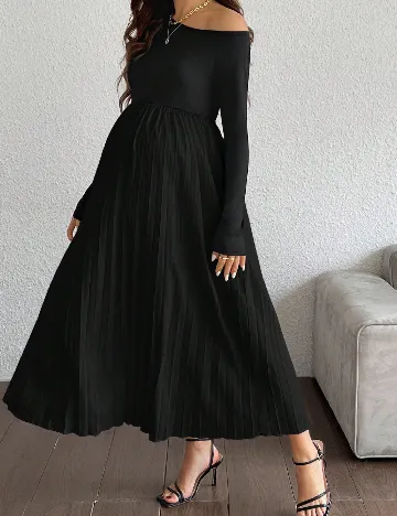 Rochie medie SHEIN Maternity, negru