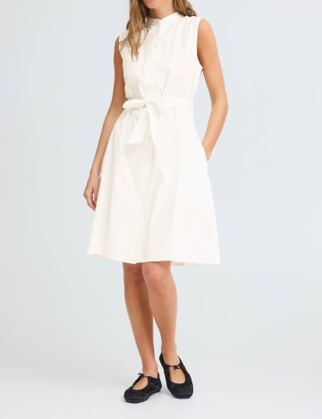 Rochie scurta Ichi, alb