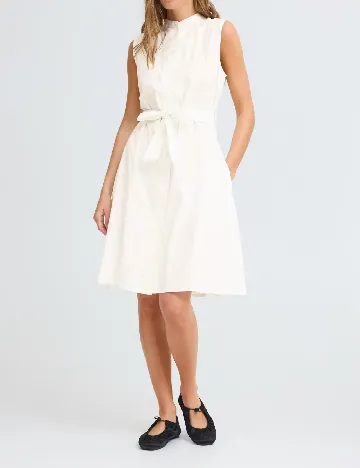 Rochie scurta Ichi, alb