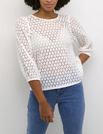 Bluza Kaffe, alb