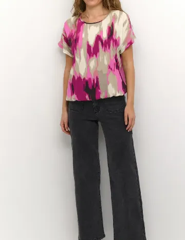 Bluza Kaffe, mix culori