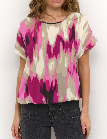 Bluza Kaffe, mix culori