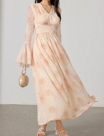 Rochie lunga SHEIN, piersica