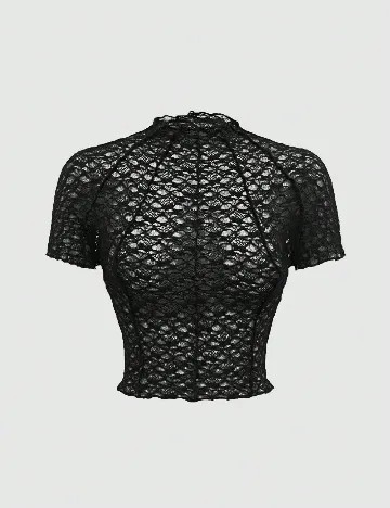 Top SHEIN, negru