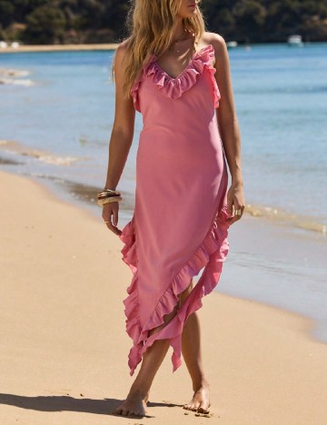 Rochie medie SHEIN, roz