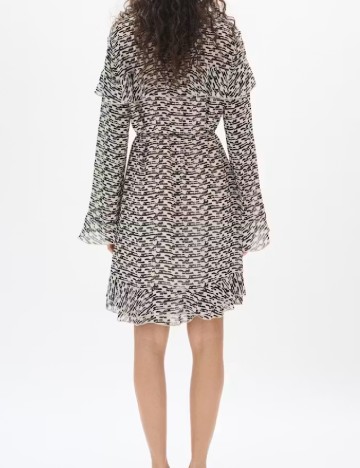 Rochie scurta InWear, negru/crem