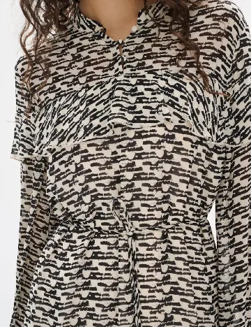 Rochie scurta InWear, negru/crem