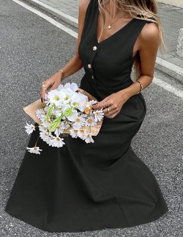 Rochie lunga SHEIN, negru