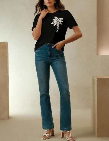 Tricou Anewsta, negru