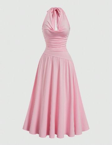 Rochie medie SHEIN CURVE, roz