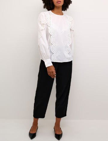 Bluza Kaffe, alb