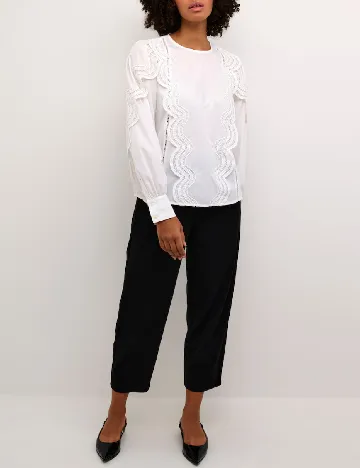 Bluza Kaffe, alb