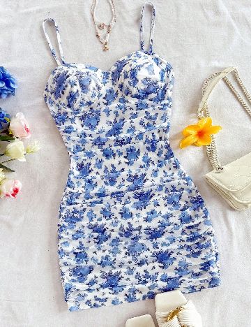Rochie scurta SHEIN, albastru