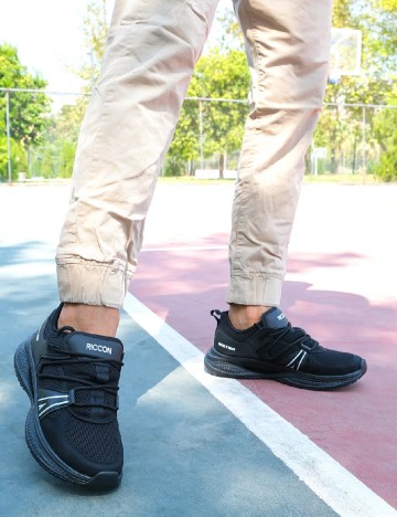 Adidasi Riccon, negru