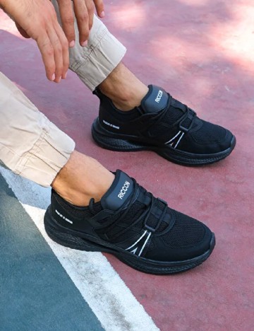 Adidasi Riccon, negru