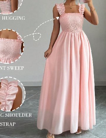 Rochie lunga SHEIN, roz