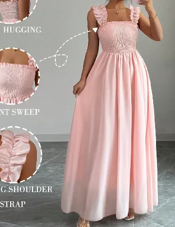 Rochie lunga SHEIN, roz