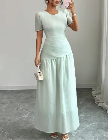 Rochie lunga SHEIN, verde deschis