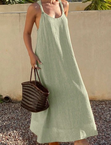 Rochie lunga SHEIN, verde