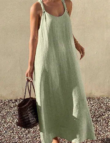 Rochie lunga SHEIN, verde