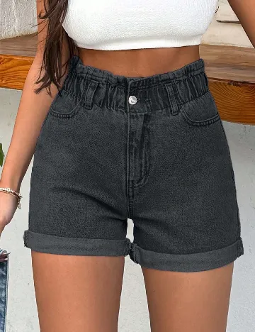 Pantaloni scurti SHEIN, negru