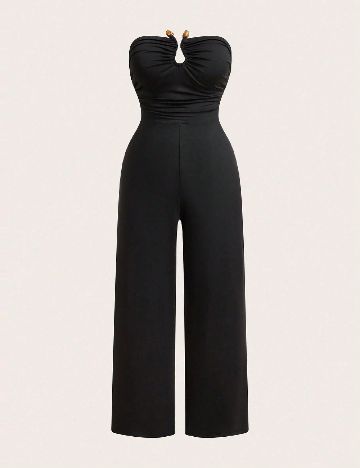 Salopeta SHEIN CURVE, negru