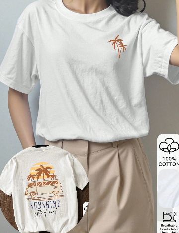 Tricou SHEIN, alb