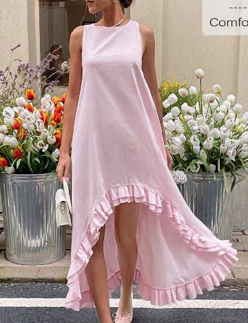 Rochie lunga SHEIN, roz