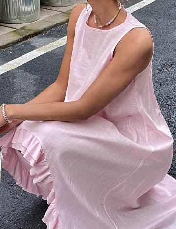 Rochie lunga SHEIN, roz