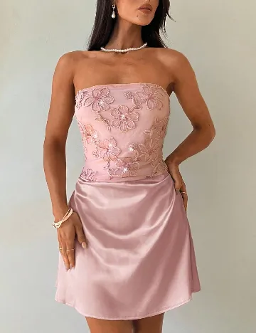 Rochie scurta SHEIN, roz
