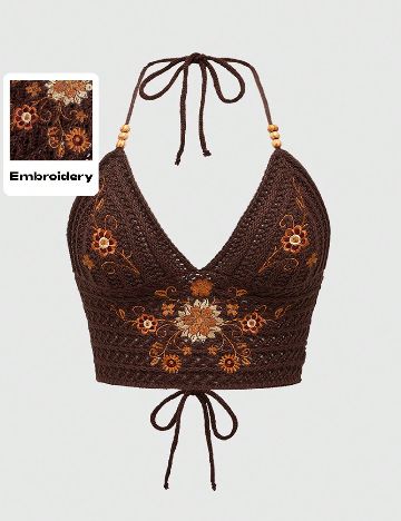 Top Romwe Plus Size, maro