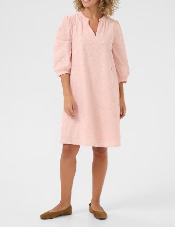 Rochie scurta Cream, roz