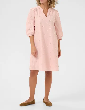 Rochie scurta Cream, roz