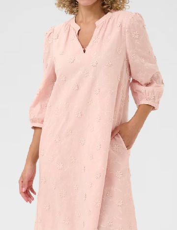 Rochie scurta Cream, roz